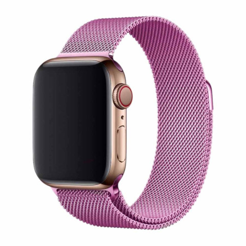 Ремешок для Apple watch 38/40/41mm Milanese Loop Band Pink Ремешок для Apple watch 38/40/41mm Milanese Loop Band Pink